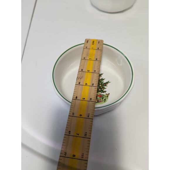 Set Of 2 Pfaltzgraff Christmas Heritage 5.5” Cereal Soup Bowls Christmas Tree - Picture 5 of 12